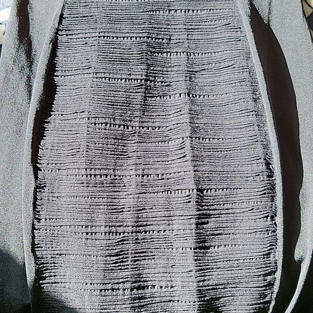 Wolford women's spandex black dress, with see thru sleeves, size S. Black - Picture 10 of 15